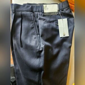 Mens 32R Geoffrey Beene navy dress pants.  NWTs